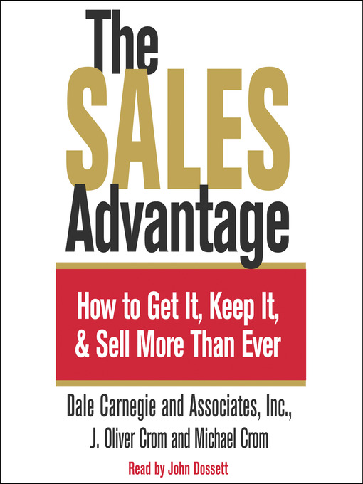 Title details for The Sales Advantage by J. Oliver Crom - Available